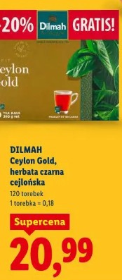 Dilmah Ceylon Gold, herbata czarna cejlońska