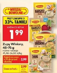 Zupy Winiary, 48-75 g