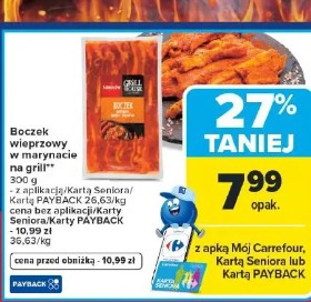 Boczek wieprzowy w marynacie na grill GRILL MASTERS