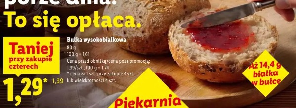 Bułka wysokobiałkowa