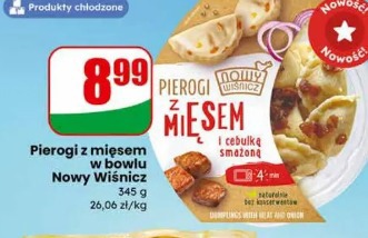 Pierogi z mięsem w bowl'u Nowy Wiśnicz