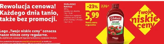 Pudliszki Ketchup łagodny lub pikantny