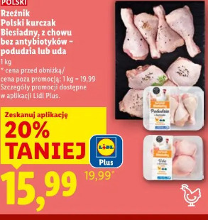 Rzeźnik Polski kurczak Biesiadny, z chowu bez antybiotyków – podudzia lub uda