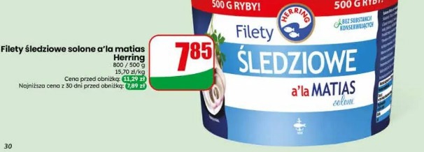 Filety śledziowe solone a’la matias Herring