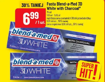Pasta Blend-a-Med 3D White with Charcoal