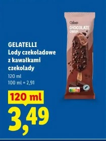 Gelatelli Lody czekoladowe z kawałkami czekolady