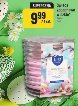 Bispol świeca zapachowa w szkle