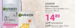 Garnier Skin Naturals delikatny płyn micelarny 3 w 1 do twarzy