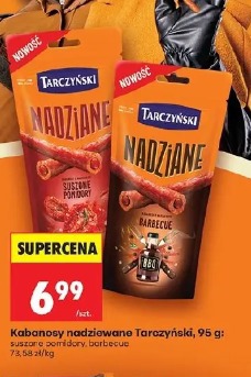 Kabanosy nadziewane Tarczyński suszone pomidory