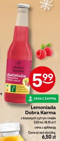 Lemoniada Dobra Karma z kiszonych cytryn i malin