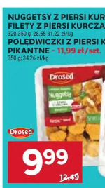 Nuggetsy z piersi kurczaka, filety z piersi kurczaka Drosed