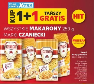 Wszystkie makarony marki Czaniecki 250 g