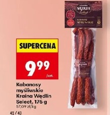 Kabanosy myśliwskie Kraina Wędlin Select