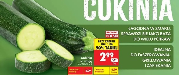 Cukinia na wagę