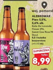 AleBrowar Piwo 5.5%, 5.6% alk. Baile De Lavanda Flower IPA, Sweet Cow Rose Milk Stout