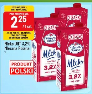 Mleko UHT 3,2% Mleczna Polana