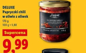 Deluxe Papryczki chili w oliwie z oliwek