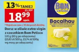 Dorsz w oliwie extra virgin z czosnkiem Bom Petisco