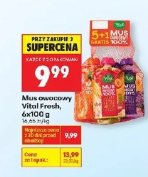 Mus owocowy Vital Fresh