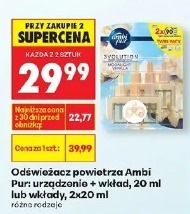 Odświeżacz powietrza Ambi Pur: urządzenie + wkład, 20 ml lub wkłady, 2x20 ml