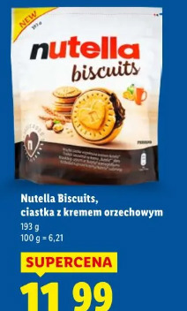 Nutella Biscuits, ciastka z kremem orzechowym