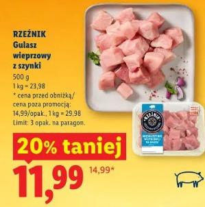 RZEŹNIK Gulasz wieprzowy z szynki