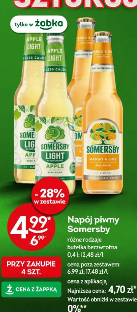 Napój piwny Somersby
