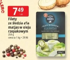 Filety ze śledzia a'la matjas w oleju rzepakowym Morce Mers