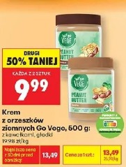 Krem z orzeszków ziemnych Go Vege