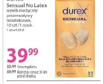 Durex Sensual No Latex wyrób medyczny
