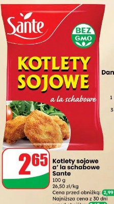 Kotlety sojowe a’ la schabowe Sante