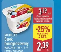 Rolmlecz Serek homogenizowany