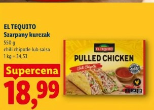 El Tequito Szarpany kurczak