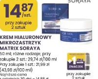 Krem hialuronowy mikrozastrzyk Matrix Soraya