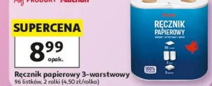 Ręcznik papierowy 3-warstwowy Auchan