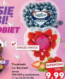 Truskawki lub Borówki serce