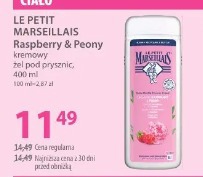 Le Petit Marseillais Raspberry & Peony kremowy żel pod prysznic