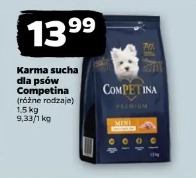 Karma sucha dla psów Competina