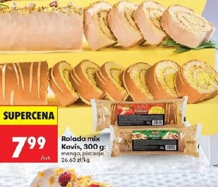 Rolada mix Kavis: mango, pistacja