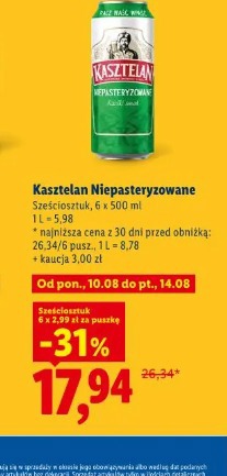 Kasztelan Niepasteryzowane