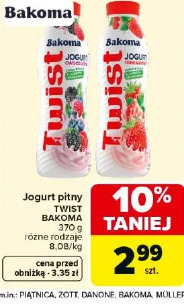 Jogurt pitny Twist Bakoma