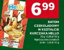 Baton czekoladowy w kształcie kurczaka Hello
