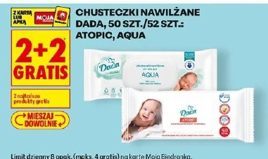 Chusteczki nawilżane Dada Atopic, Aqua