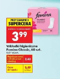 Femina Classic wkładki higieniczne