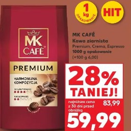 MK Cafe Kawa ziarnista Premium, Crema, Espresso