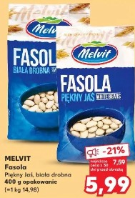 Melvit Fasola Piękny Jaś, biała drobna