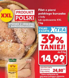 Filet z piersi polskiego kurczaka z lady lub opakowanie XXL