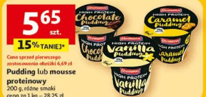 Pudding lub mousse proteinowy Ehrmann