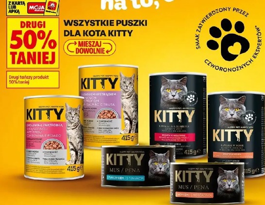 Wszystkie puszki dla kota Kitty