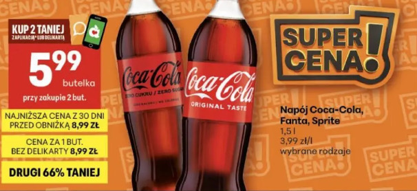 Napój Coca-Cola, Fanta, Sprite